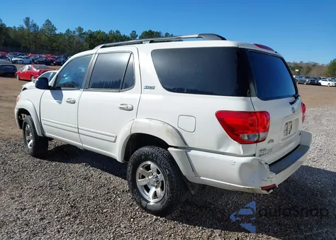 2006 Toyota Sequoia Sr5 V8 z USA, uszkodzony, nr VIN 5TDZT34A26S279086